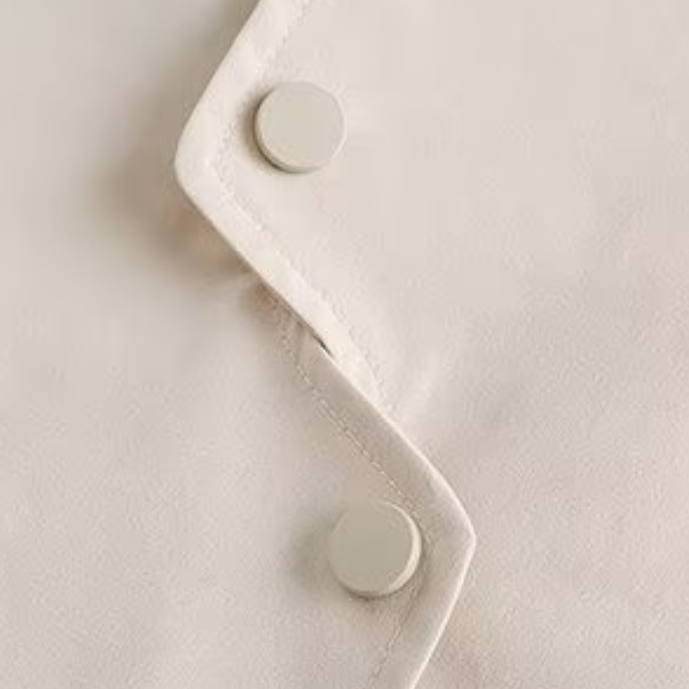 Vintage Solid Irregular Cut Shirt