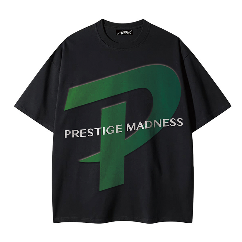 PM | Urban Letter Print Cotton T-shirt