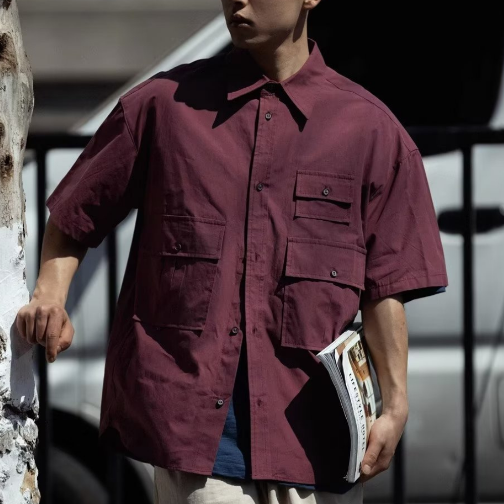 Functional Multi-Pocket Shirt