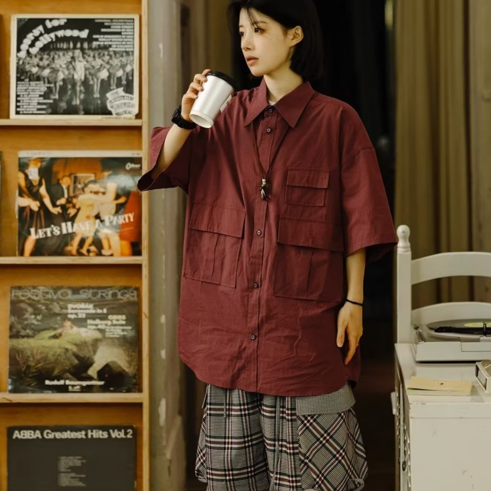 Functional Multi-Pocket Shirt