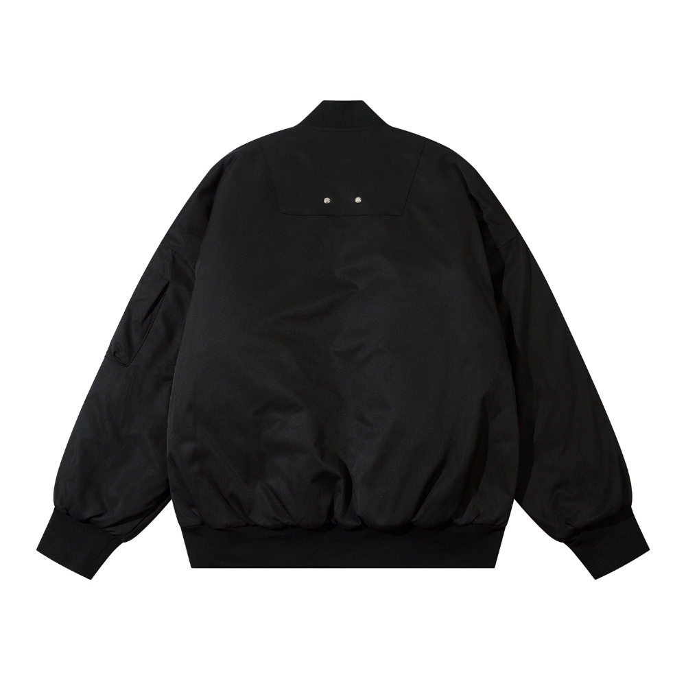 High Street Zippered Multi-Pocket Tech Jacket