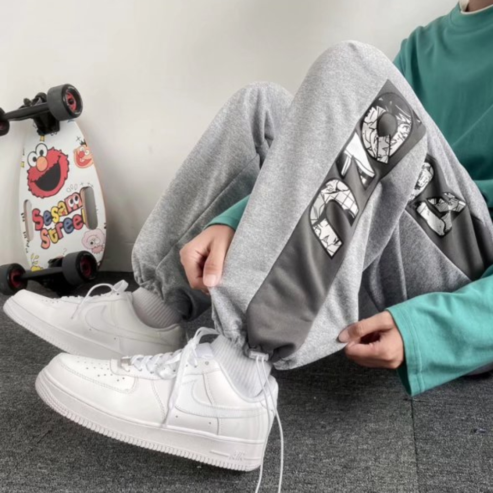 High Street Comics Monogram Track Pants