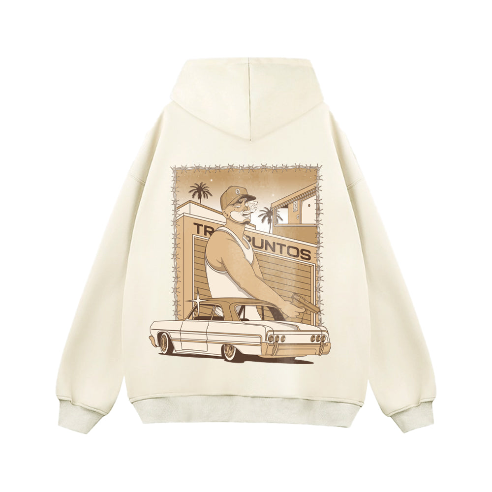 ROB A/B 'Gentle Gangster' Logo Print Hoodie