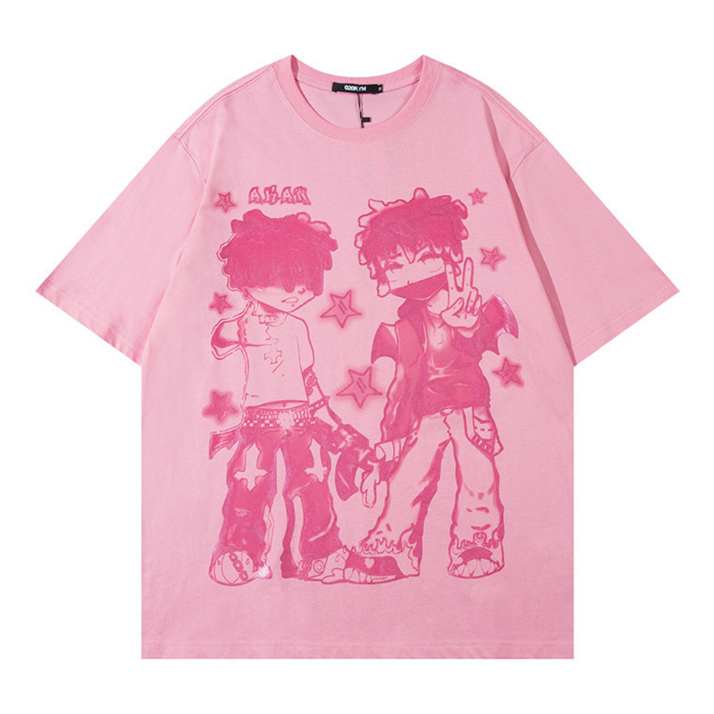 Line Boy Print T-Shirt