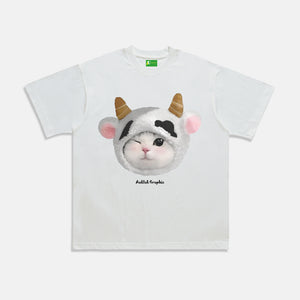 AG®Cute Cow Cat T-Shirt