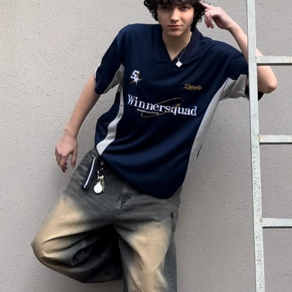 High Street Patchwork Embroidery T-shirt