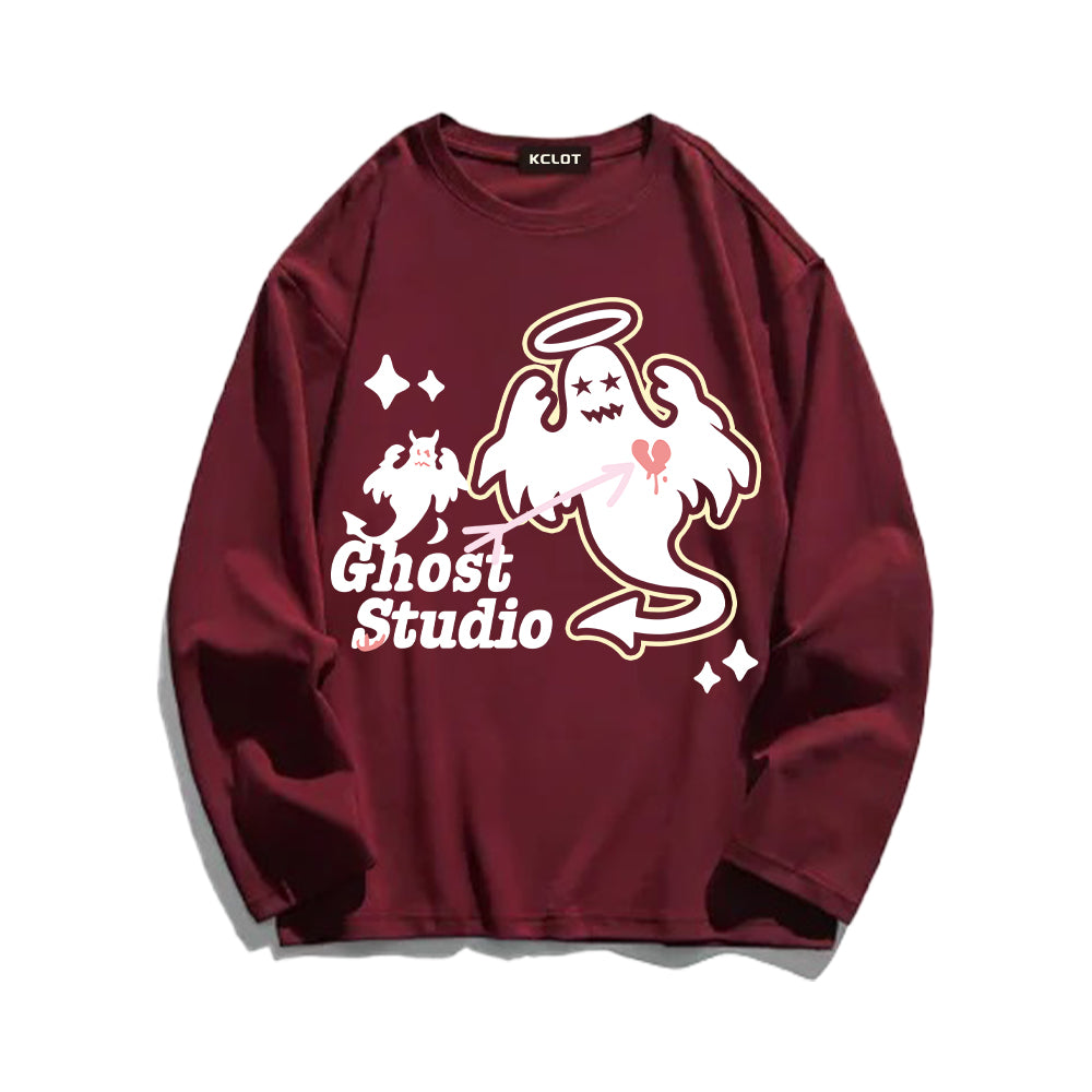 Street Devil Print Sweatshirt