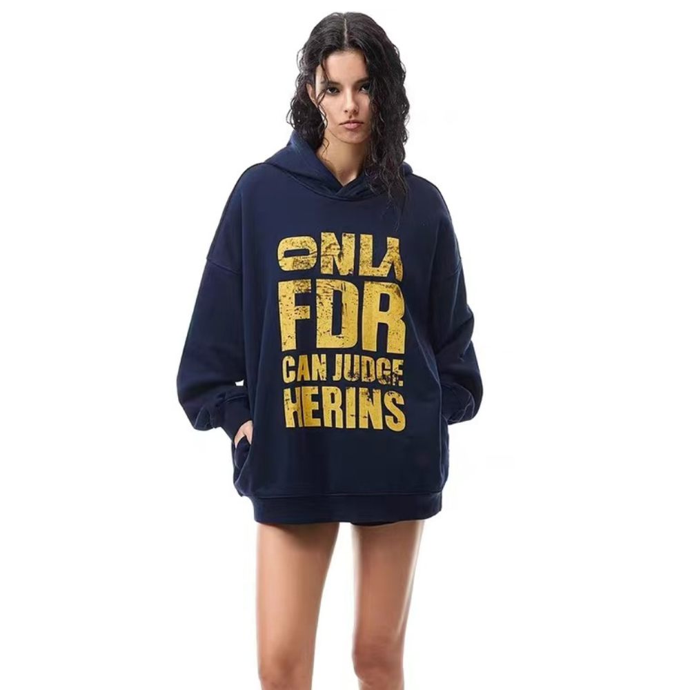 BIG LOGO PRINT HOODIE