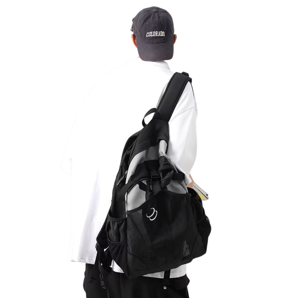 Classic Letter Embroidery Lapel T-Shirt