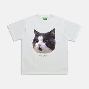 AG®Vintage Big Head Cat T-shirt
