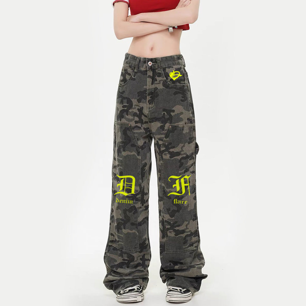 DF | Dark Camouflage Design Jeans