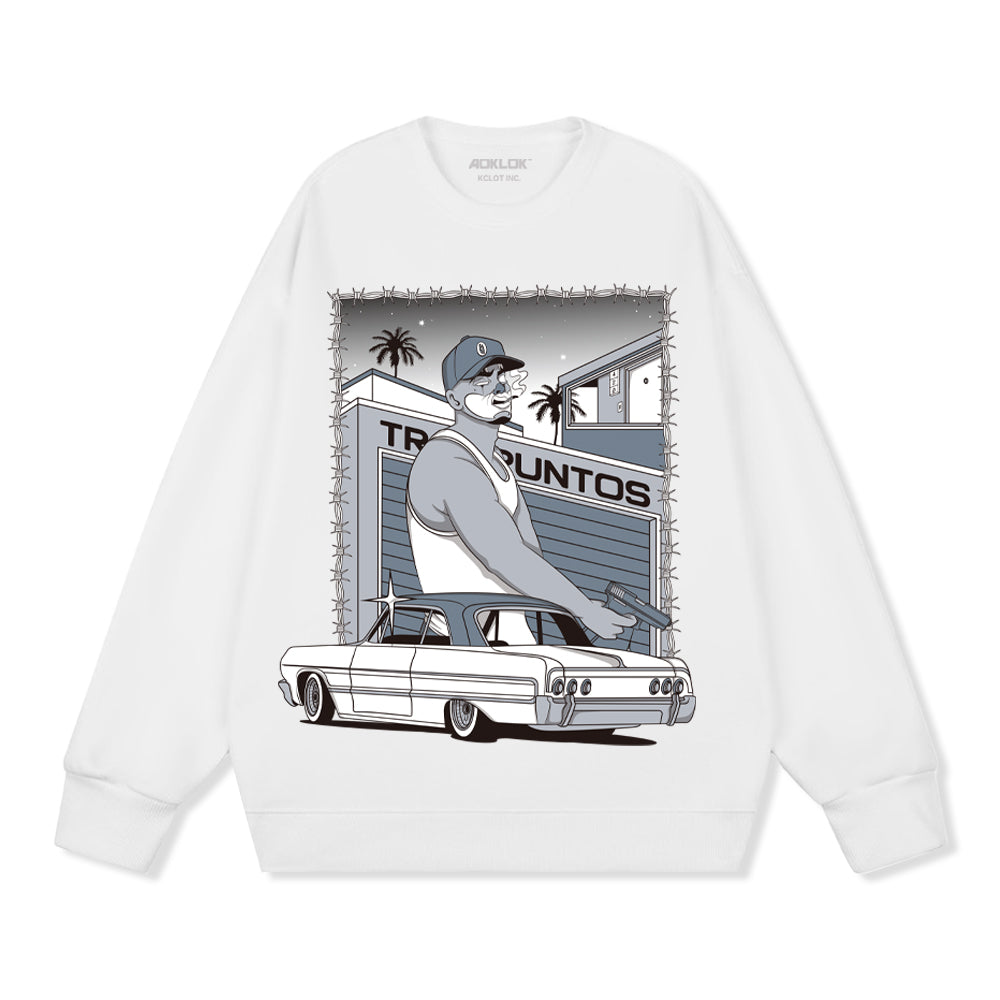 ROB W/K High Street Co-branded American Style Sweatshirt