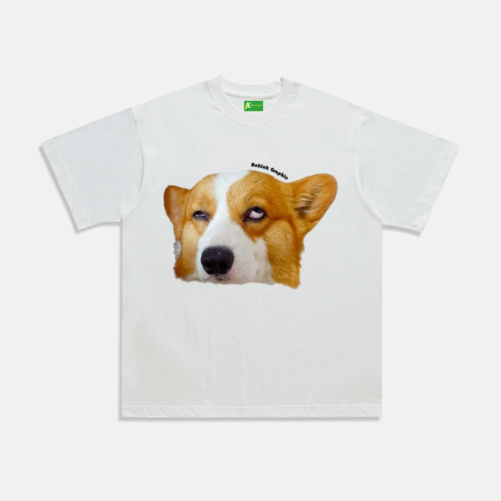 AG®Cute Weird Expression Corgi T-Shirt