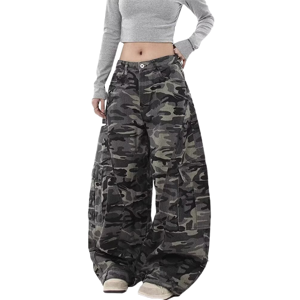 BAGGOUT Camouflage Baggy 75' Jeans