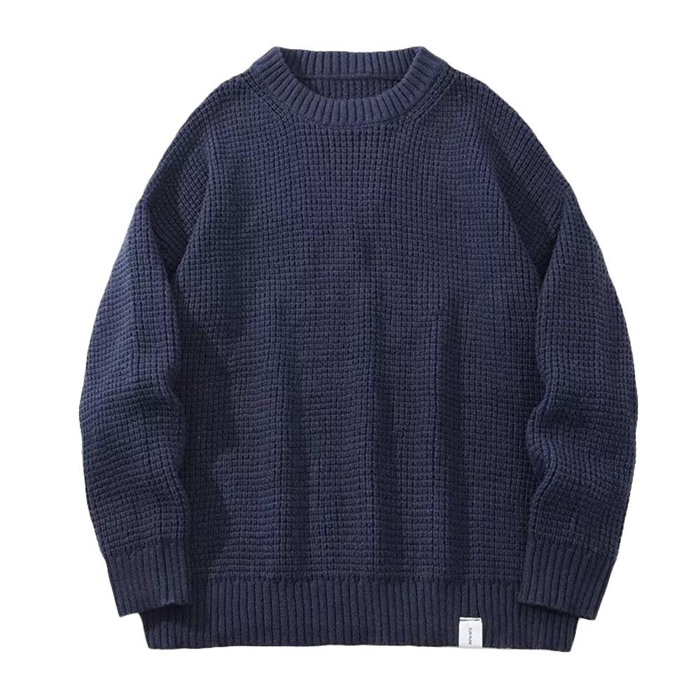 Simple  Solid Color Sweater