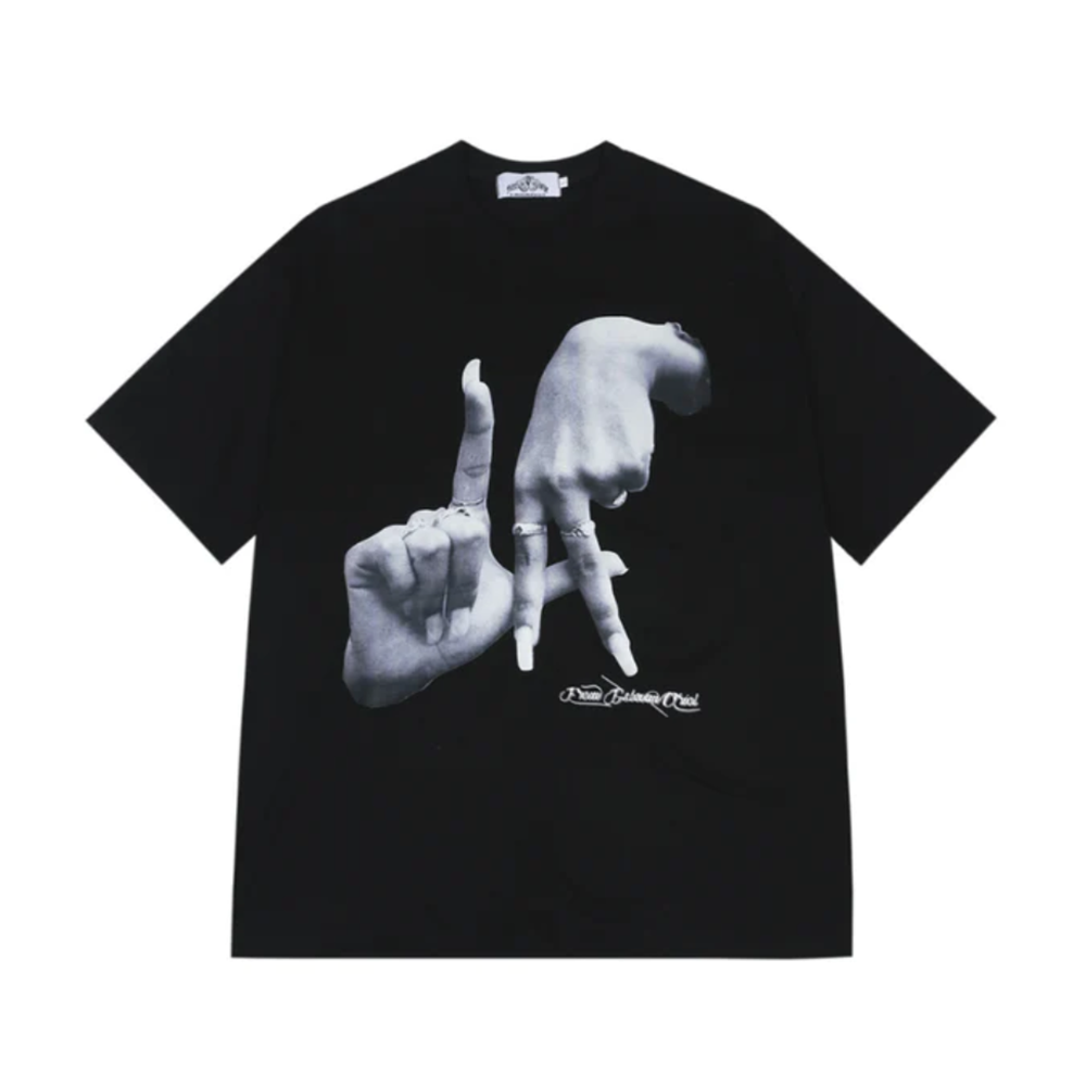 Urban Rock and Roll Couple Graphic T-shirt