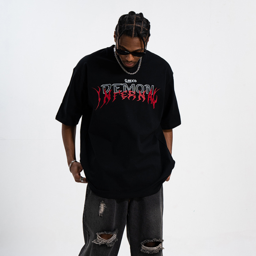 High Street Goth Lettering T-Shirt