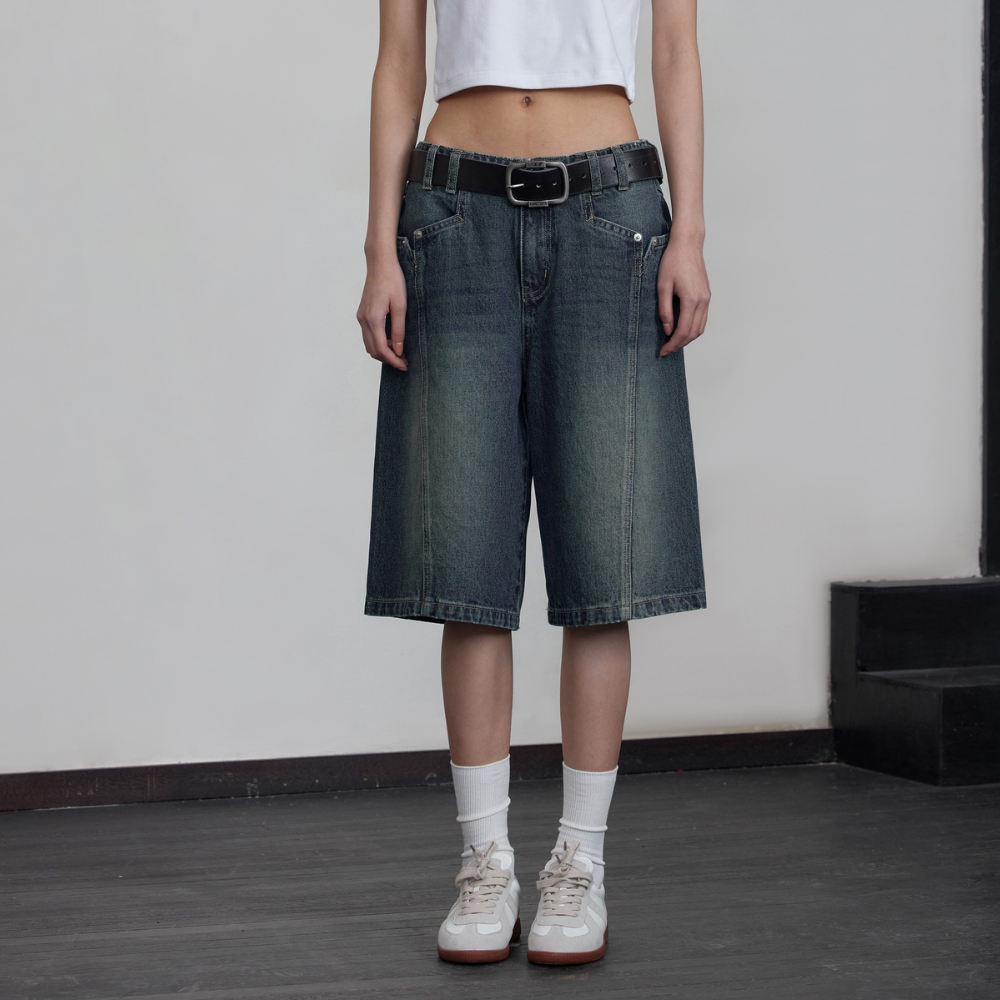 Women's Retro Distressed Jorts