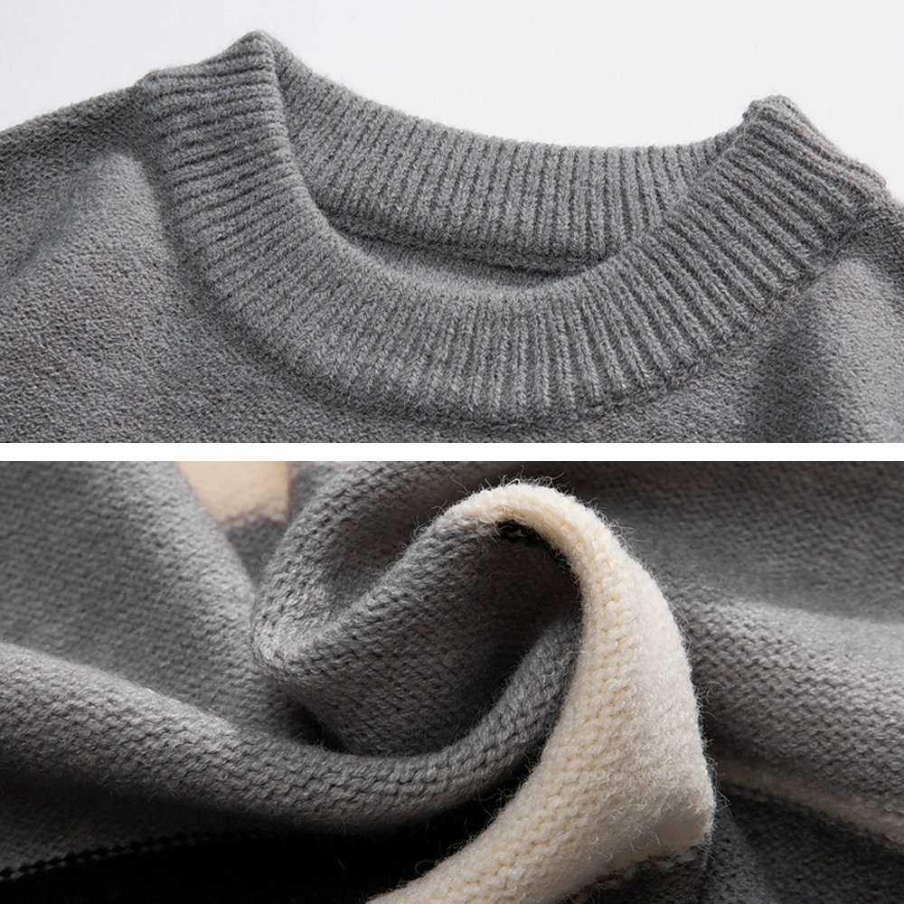 OOC' Soft Tassel Stitching Sweater