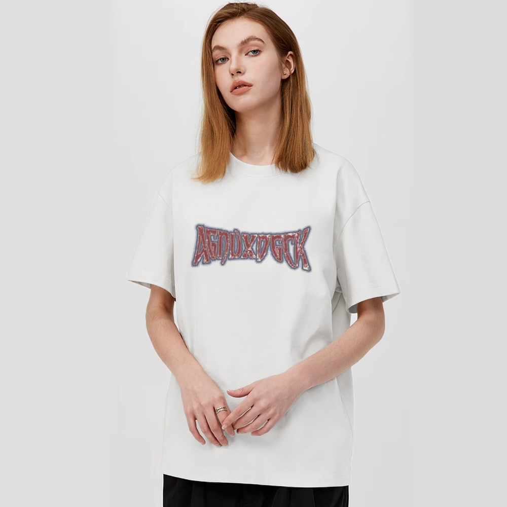 Vintage Bold Jesus Letter Graphic T-shirt