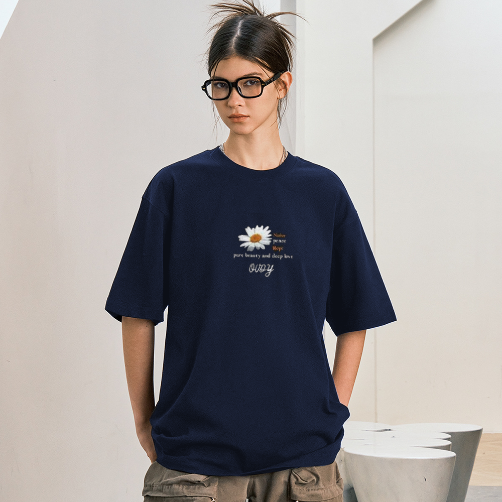 Casual Simple Daisy T-Shirt