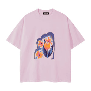 Vintage Tulip Graphic T-shirt