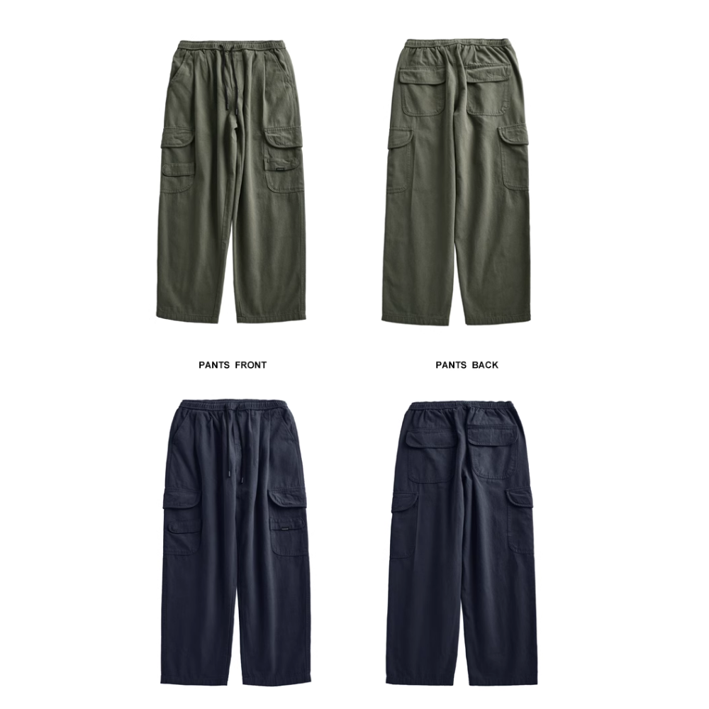Classic All-Match Straight-Leg Cargo Pants