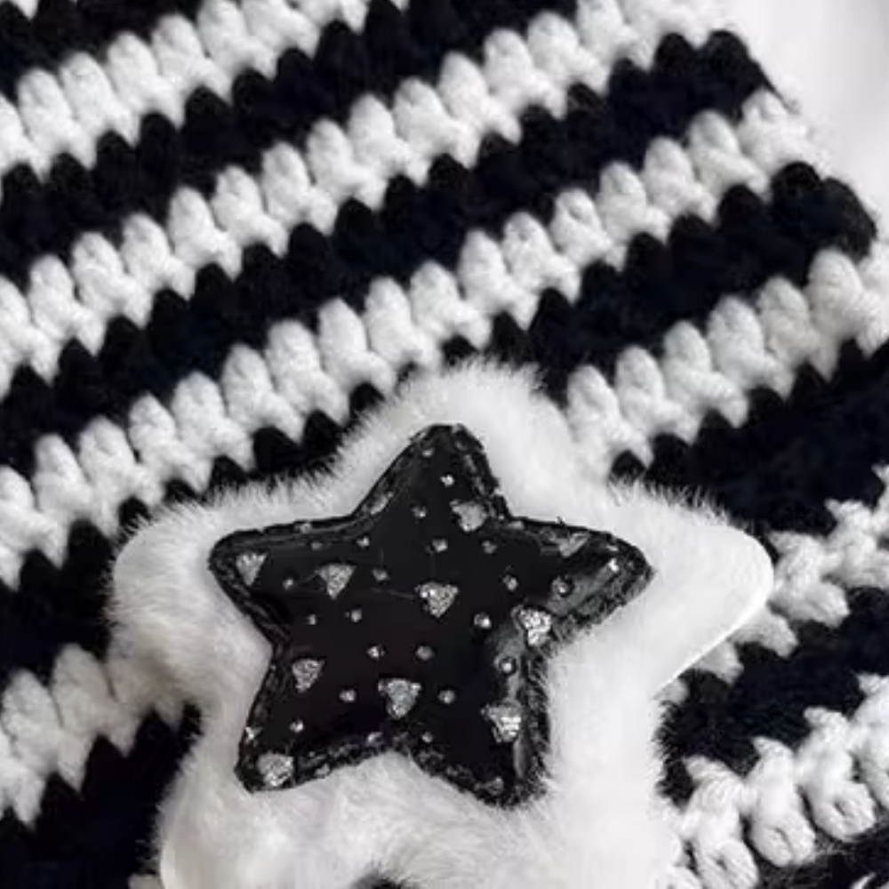 Devil's Star Striped Hat
