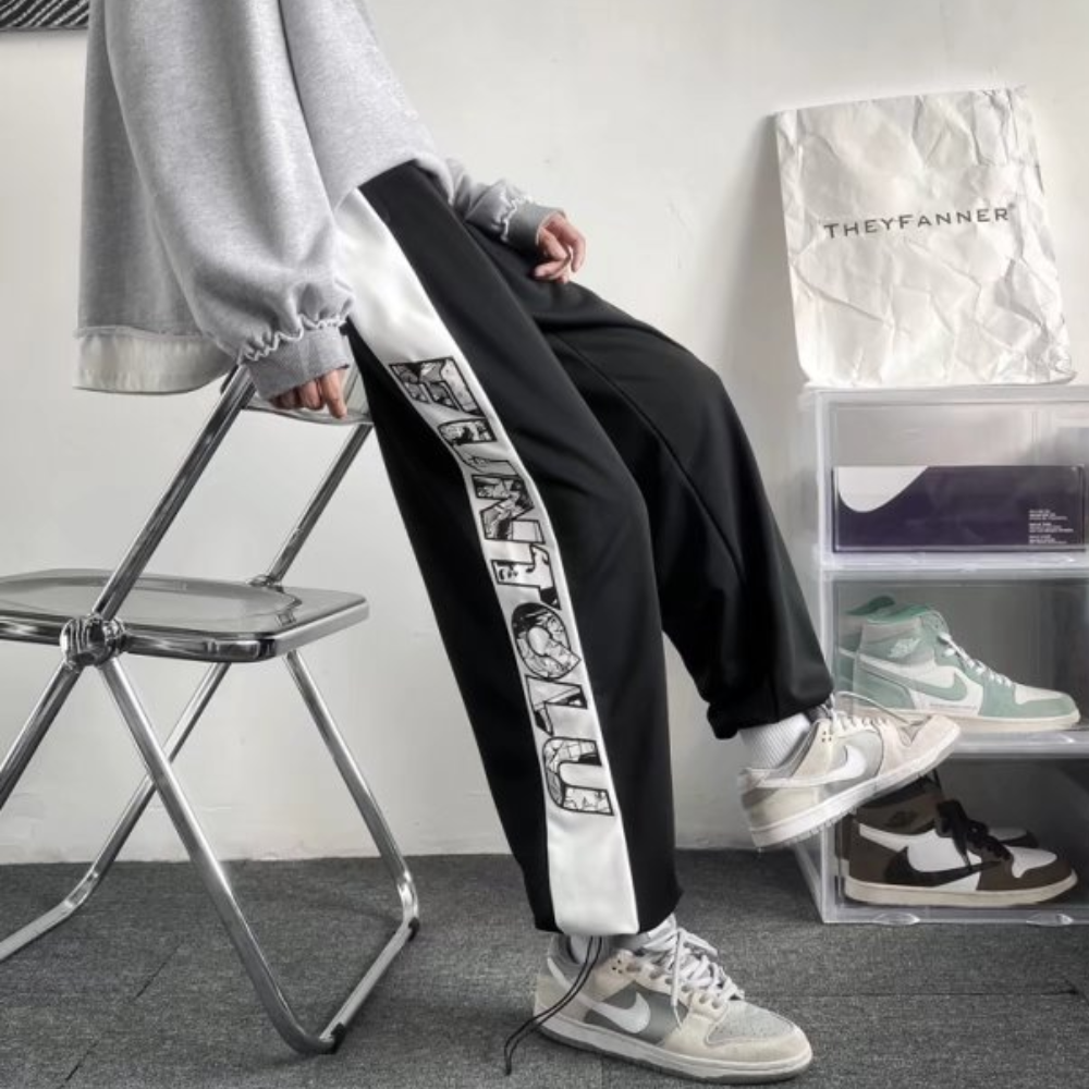 High Street Comics Monogram Track Pants