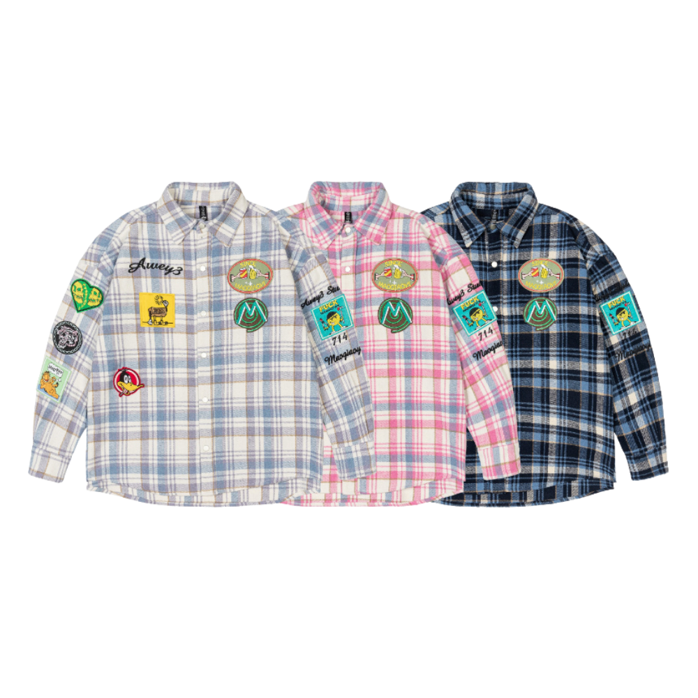 Cartoon Patch Embroidered Shirt