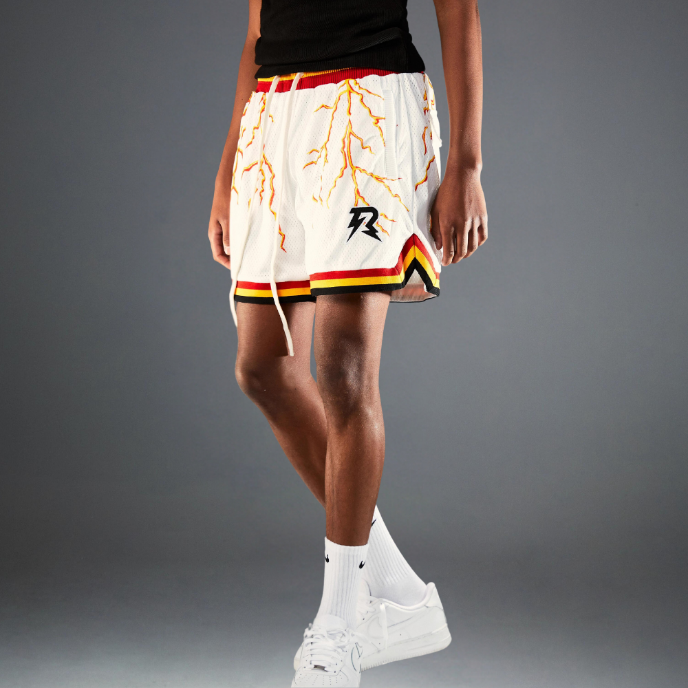 High Street Printed Mesh Shorts