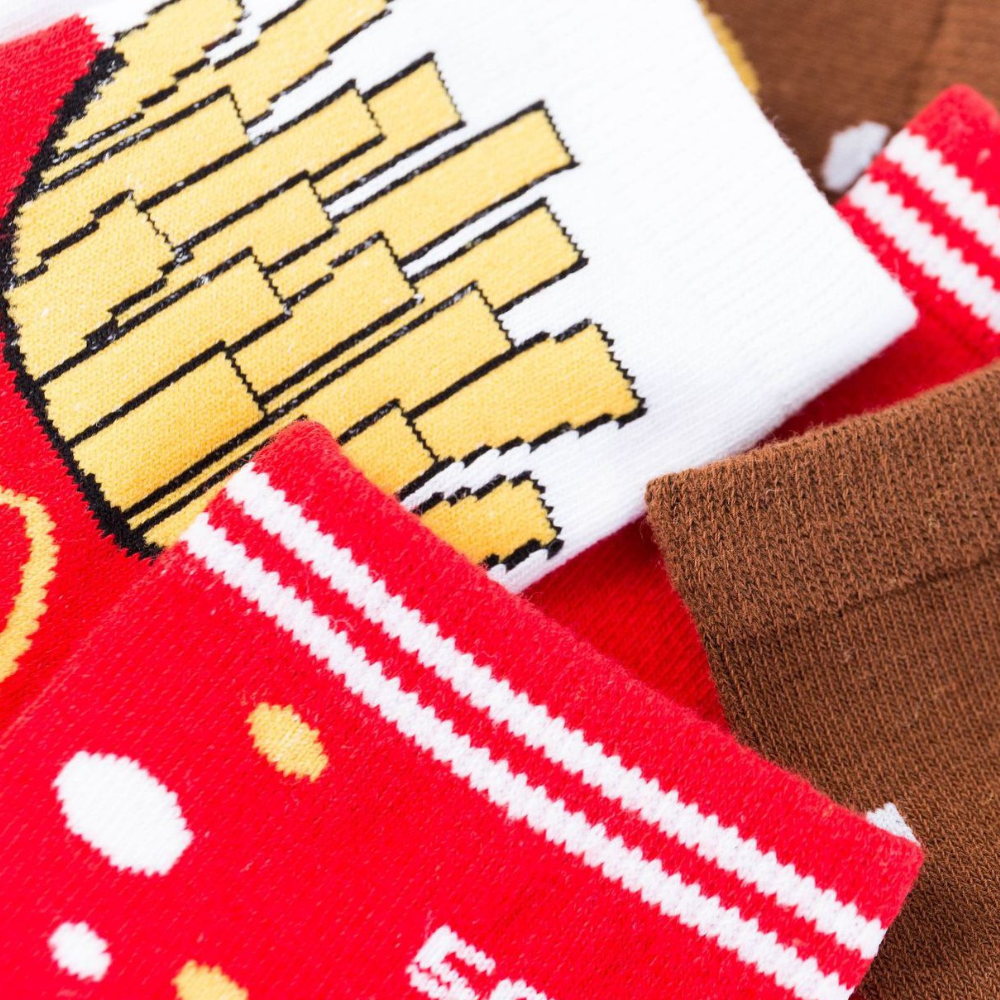 Hamburger French Fries Socks