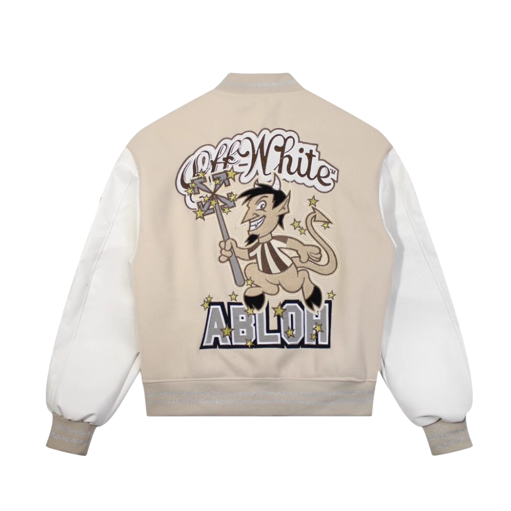 Heavy Magic Wizard Letter Embroidered Jacket
