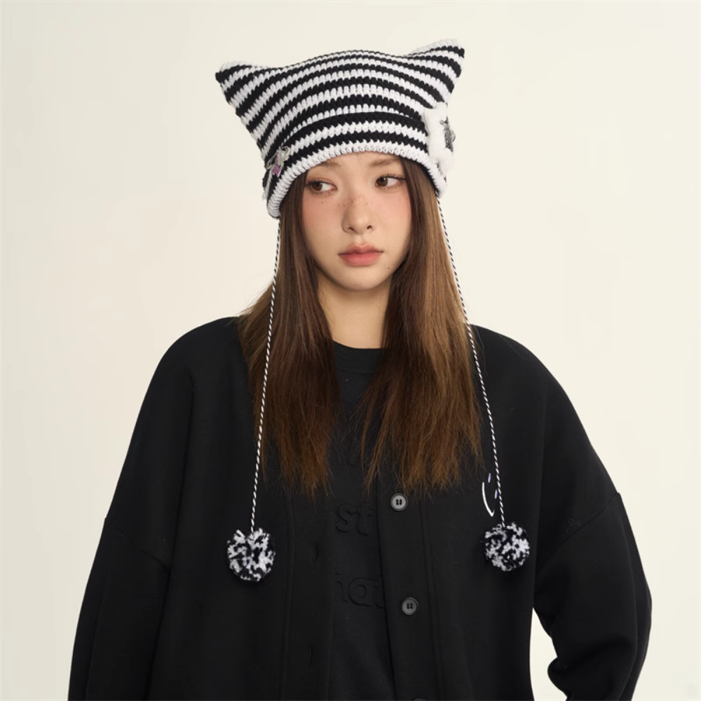 Devil's Star Striped Hat