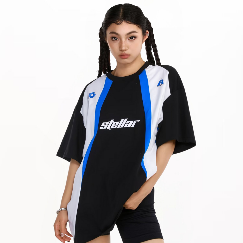Japanese  Splicing Sports T-Shirt