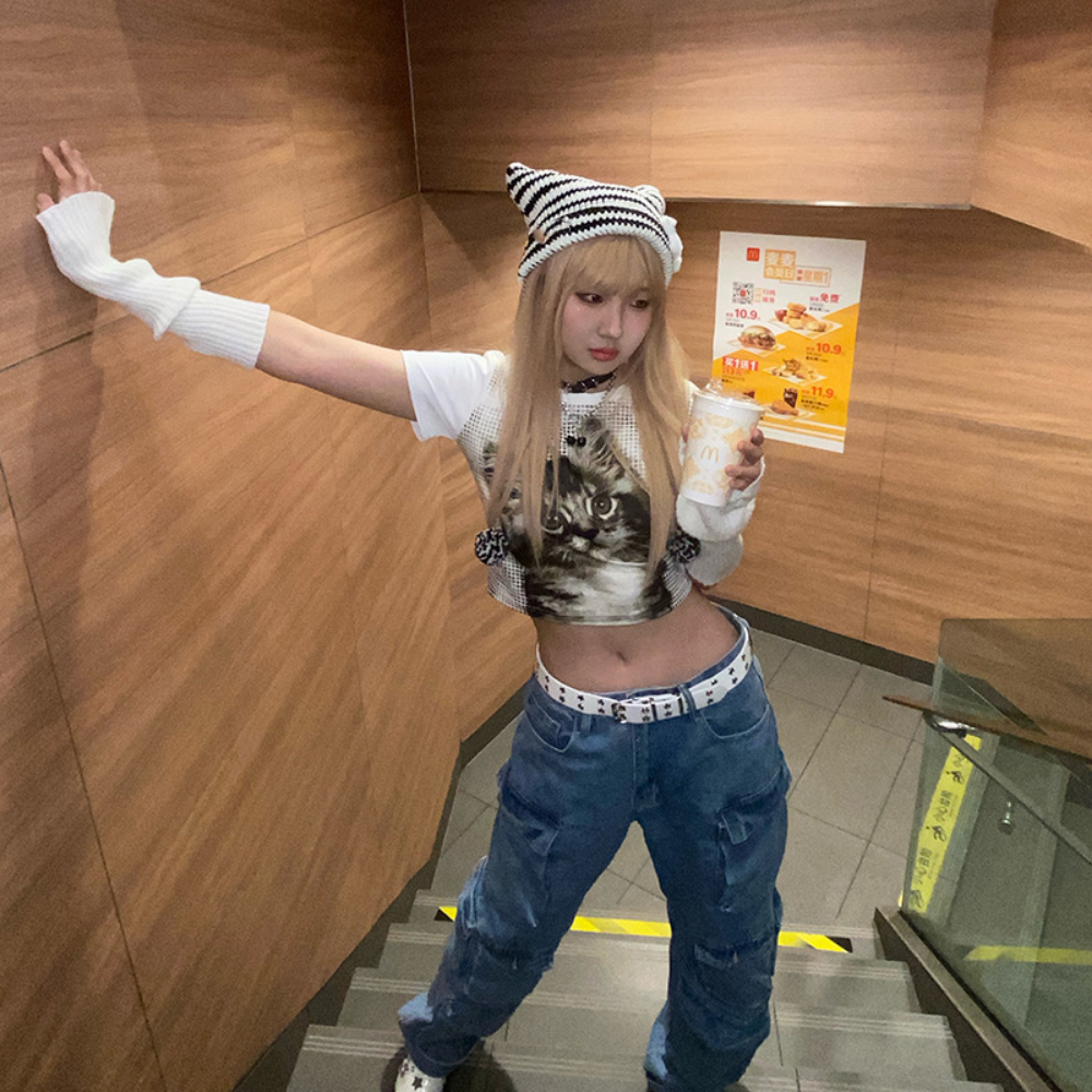 Devil's Star Striped Hat