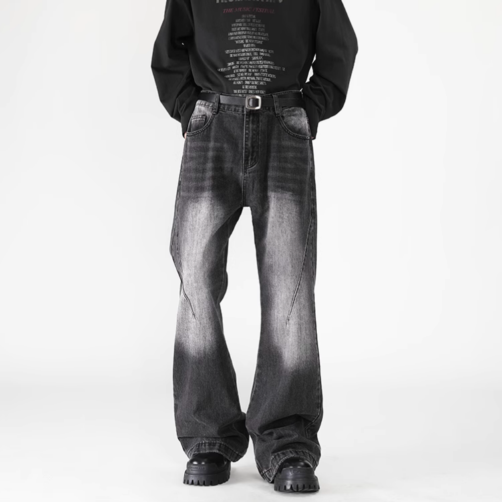 Vintage Micro-Boom Washed Jeans