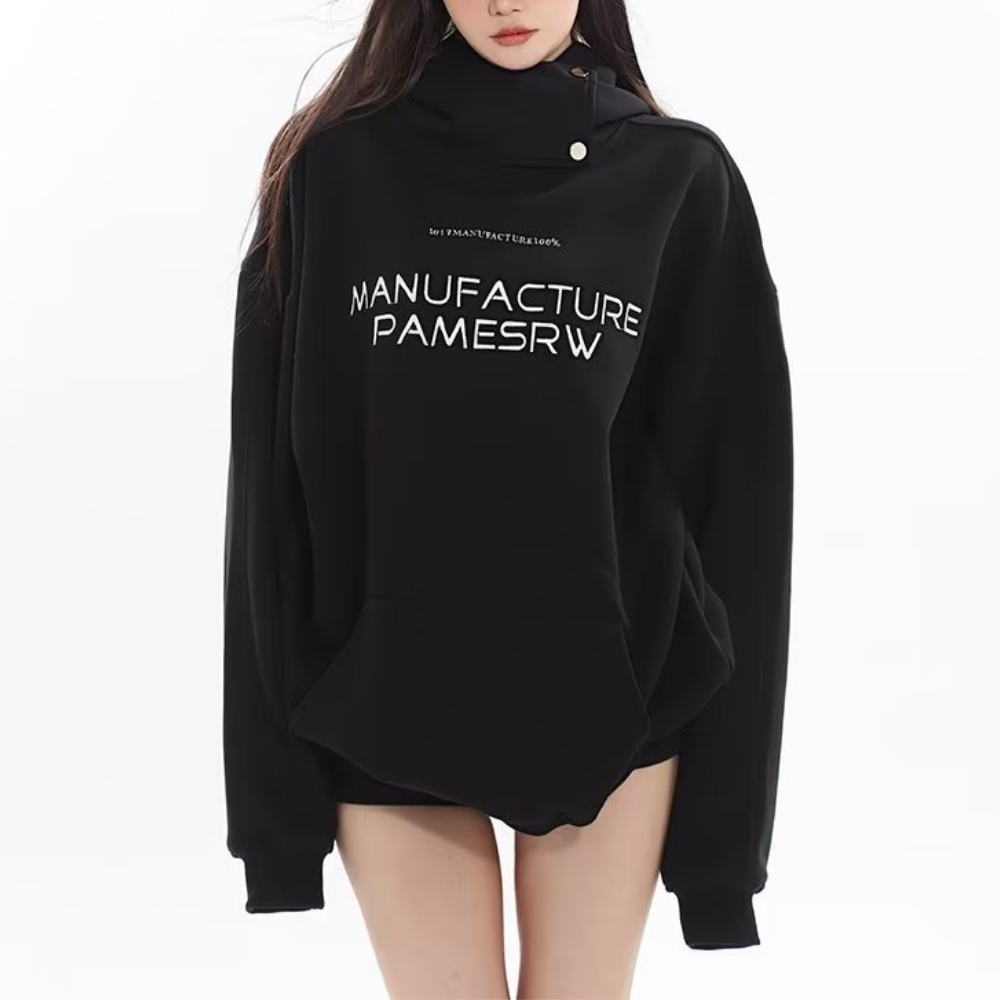Women's High Street Letter Embroidered Sweatshirt
