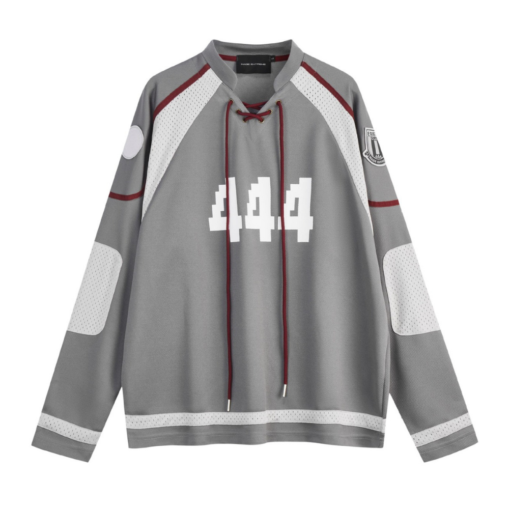 【MADE EXTREME】Retro Mesh Breathable SplicingSweatshirt