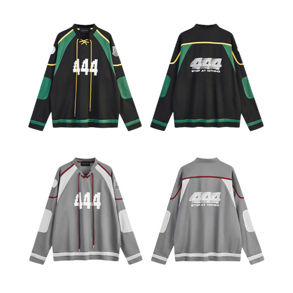 【MADE EXTREME】Retro Mesh Breathable SplicingSweatshirt