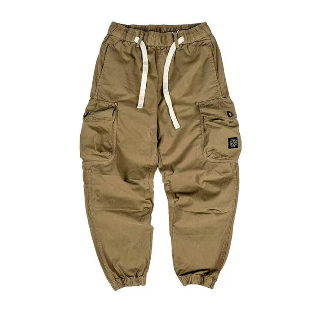 Heavy Drawstring Cargo Pants
