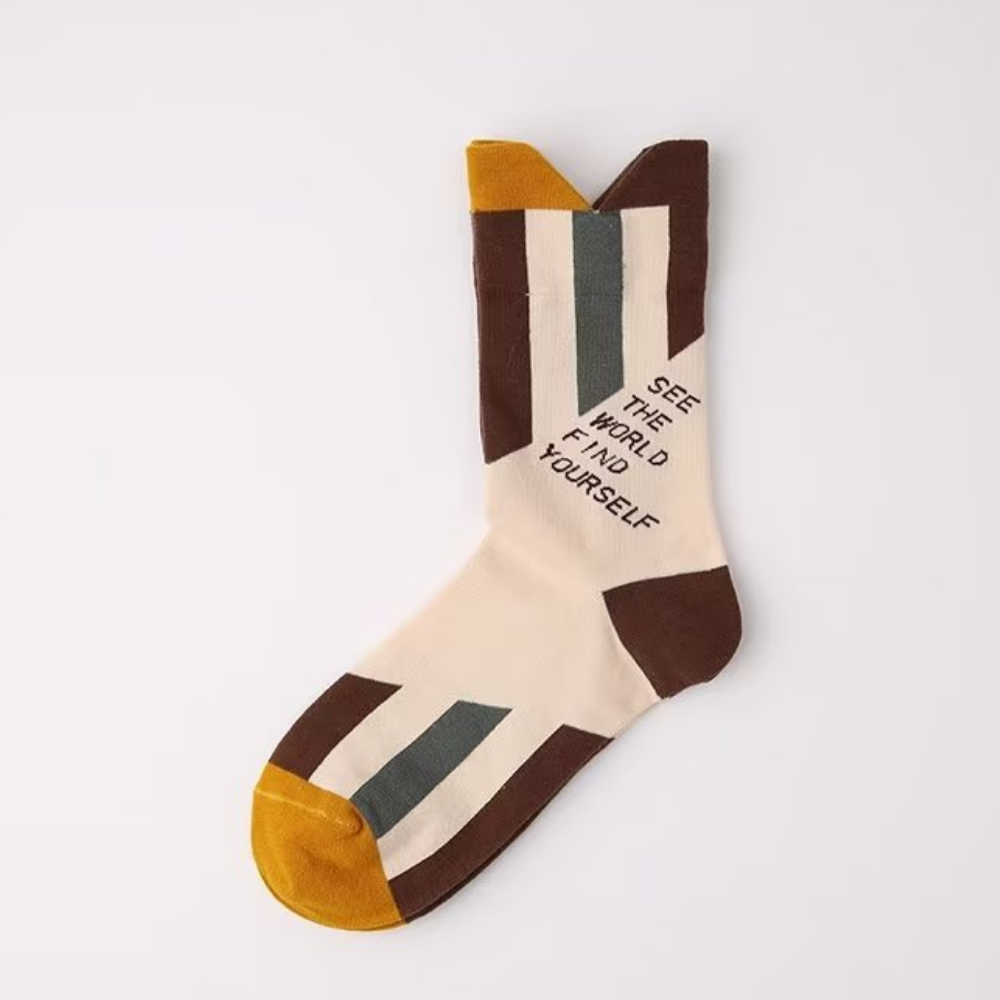 Preppy Creative Socks