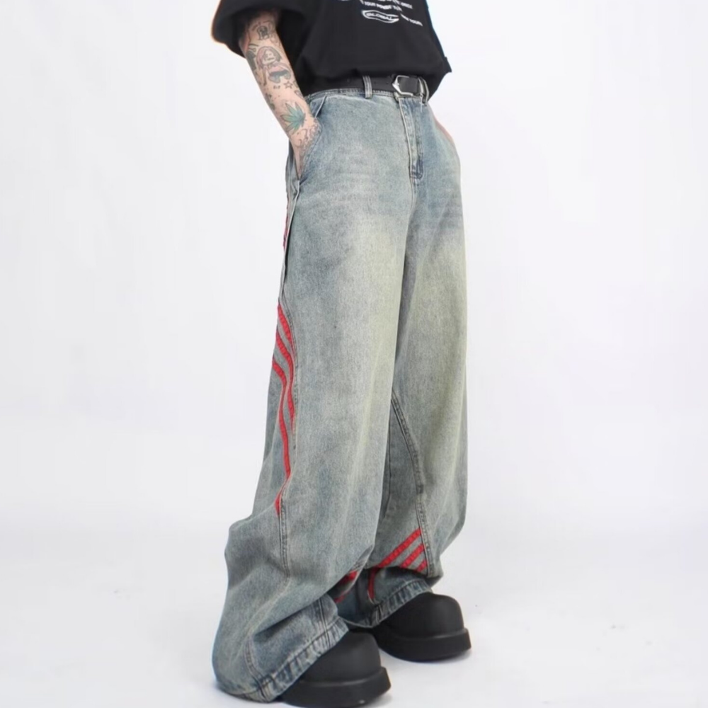 Vintage Side Stripe Jeans