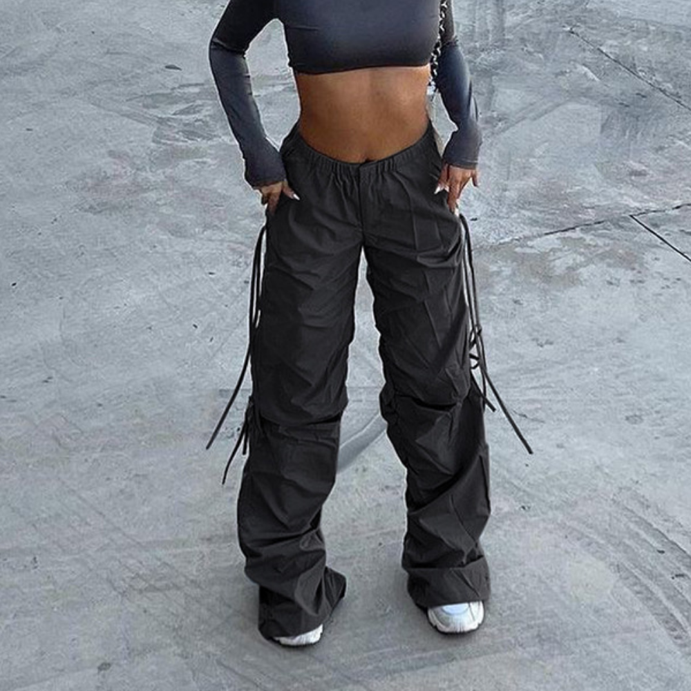Women's Street Drawstring Cargo Pants