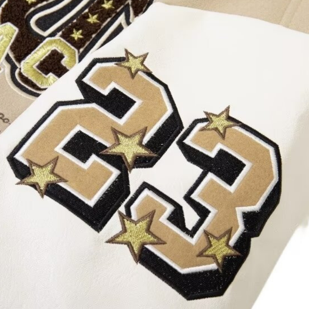 Heavy Magic Wizard Letter Embroidered Jacket