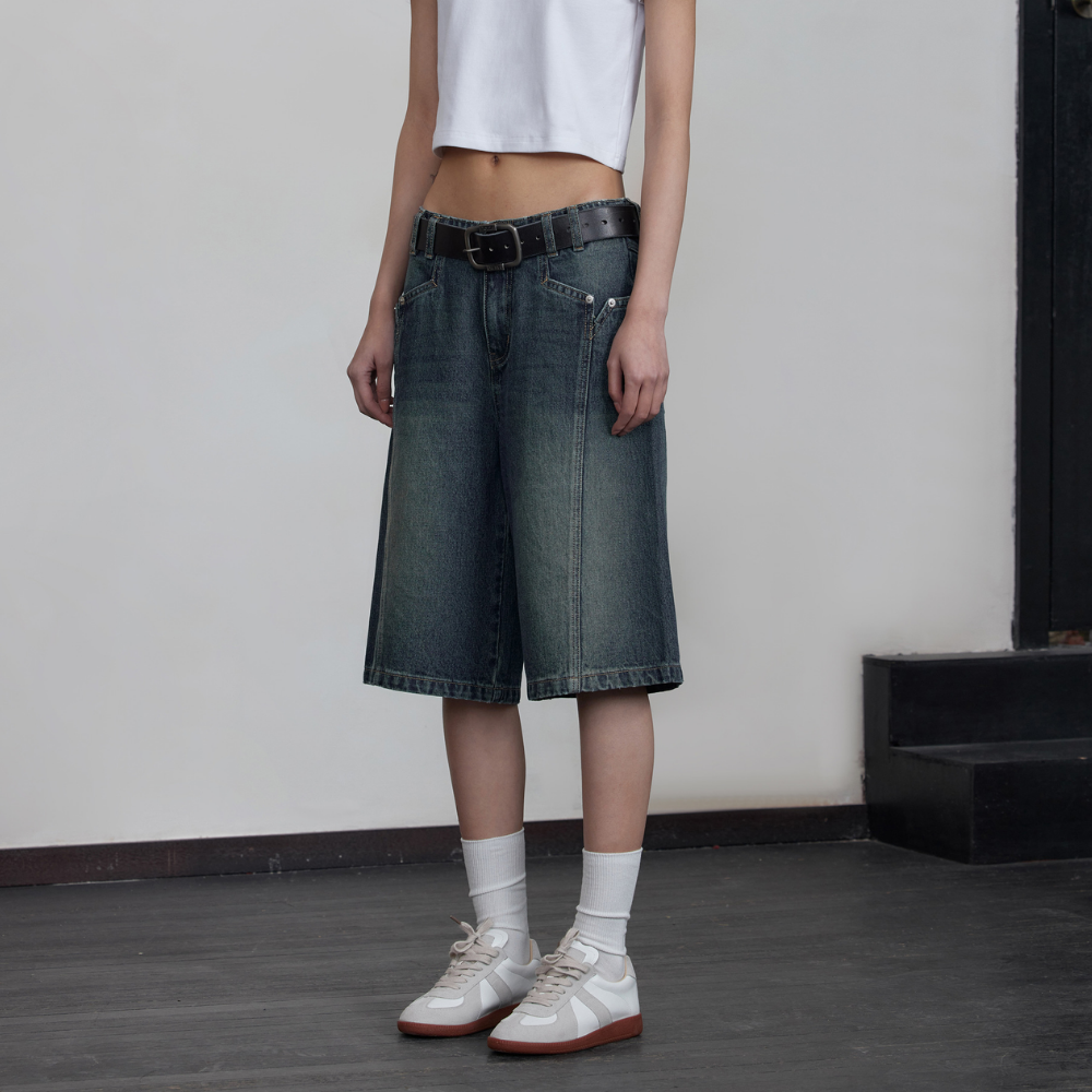 Women's Retro Distressed Jorts