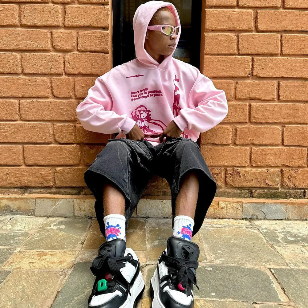 AG Cartoon Boy Print Hoodie