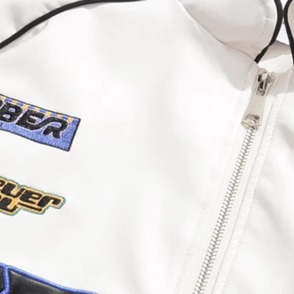 Simple Solid Color Biker Jacket