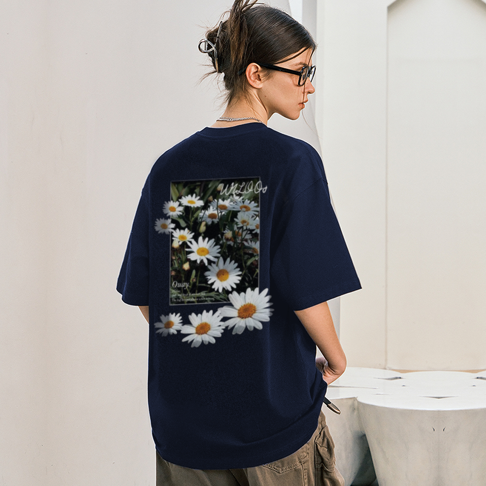 Casual Simple Daisy T-Shirt