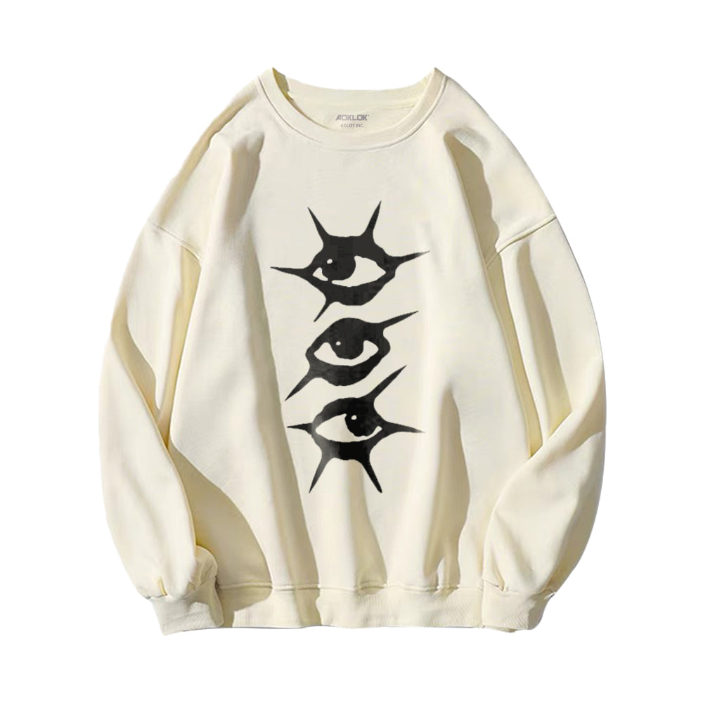 Summer Loose Key Print Sweatshirt